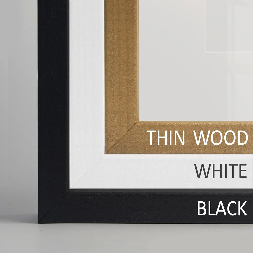 Preppy Aesthetic Dorm Decor Blue Wall Art Prints